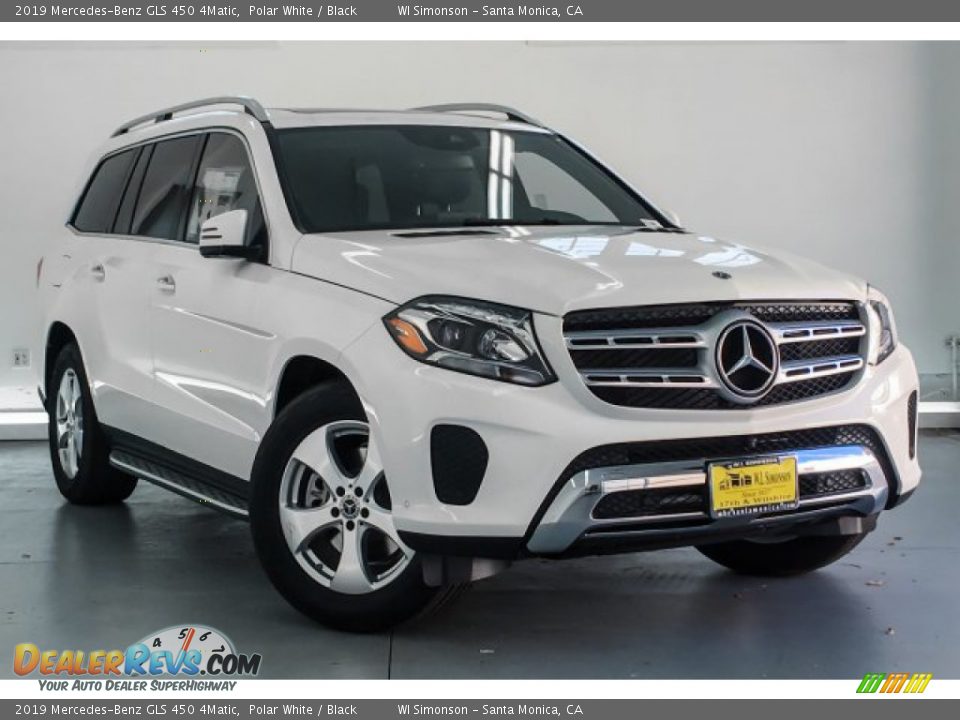 2019 Mercedes-Benz GLS 450 4Matic Polar White / Black Photo #12