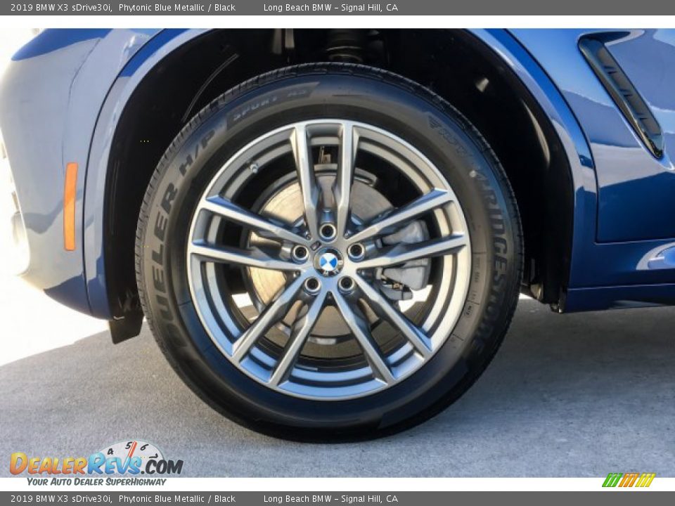 2019 BMW X3 sDrive30i Phytonic Blue Metallic / Black Photo #9