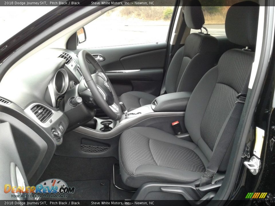 2018 Dodge Journey SXT Pitch Black / Black Photo #10