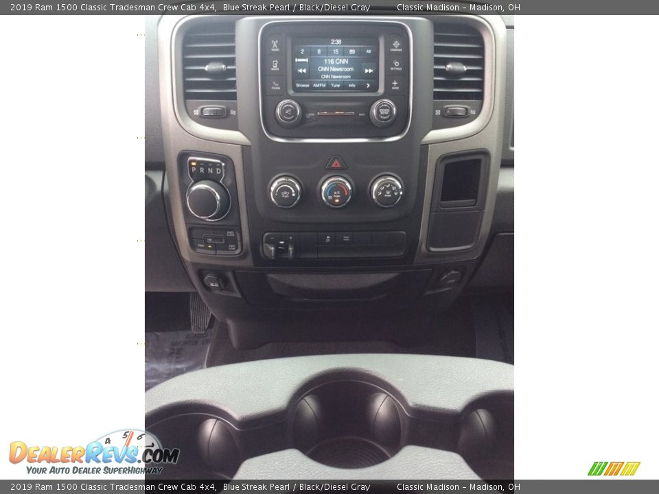 2019 Ram 1500 Classic Tradesman Crew Cab 4x4 Blue Streak Pearl / Black/Diesel Gray Photo #13
