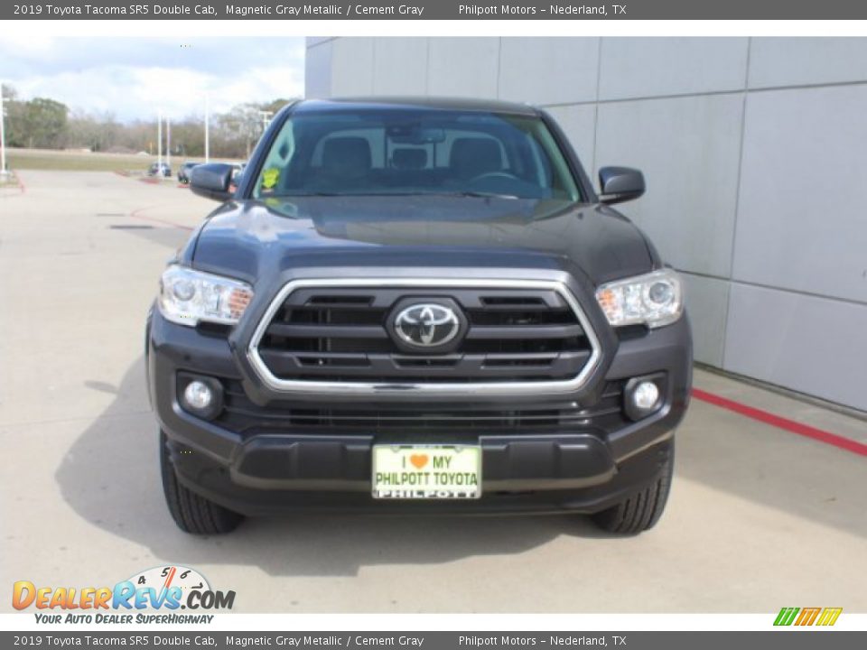 2019 Toyota Tacoma SR5 Double Cab Magnetic Gray Metallic / Cement Gray Photo #3