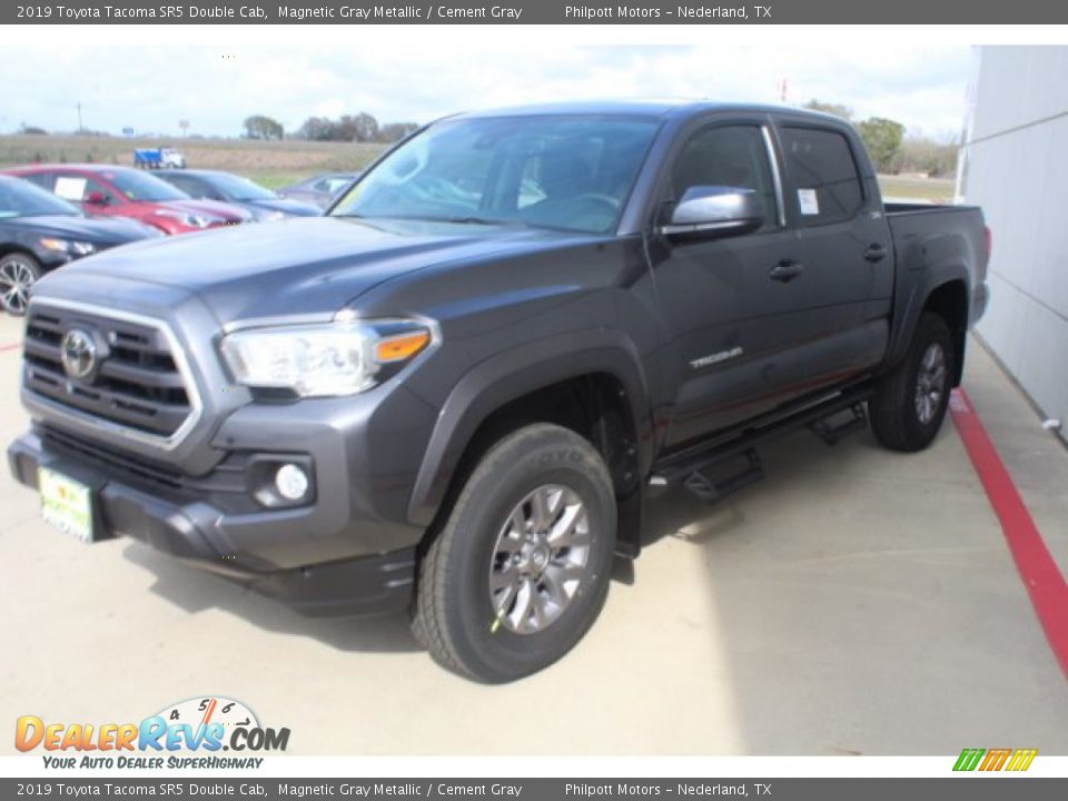2019 Toyota Tacoma SR5 Double Cab Magnetic Gray Metallic / Cement Gray Photo #4