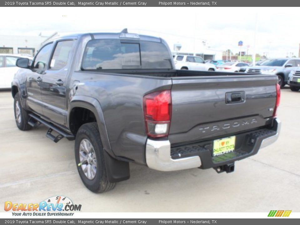 2019 Toyota Tacoma SR5 Double Cab Magnetic Gray Metallic / Cement Gray Photo #6
