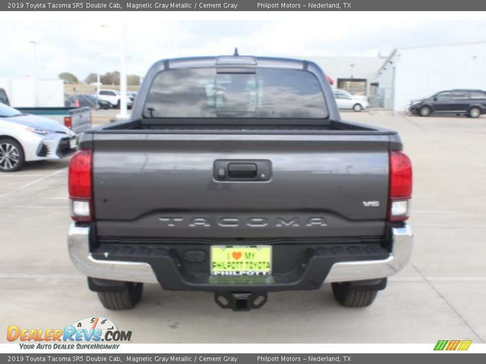 2019 Toyota Tacoma SR5 Double Cab Magnetic Gray Metallic / Cement Gray Photo #7