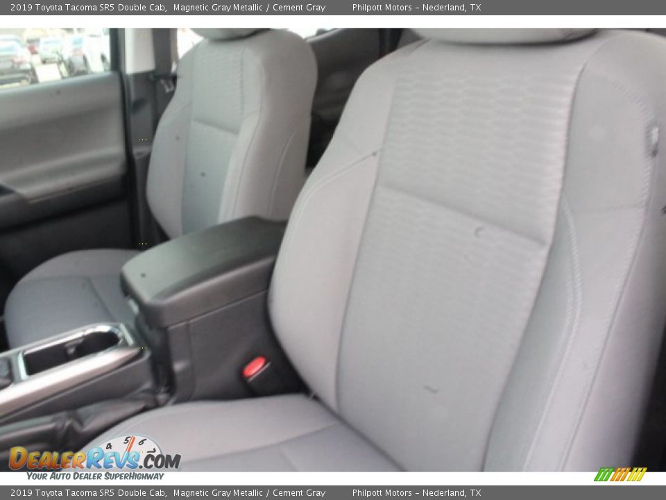 2019 Toyota Tacoma SR5 Double Cab Magnetic Gray Metallic / Cement Gray Photo #10