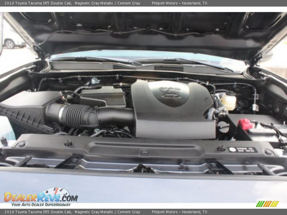 2019 Toyota Tacoma SR5 Double Cab Magnetic Gray Metallic / Cement Gray Photo #20