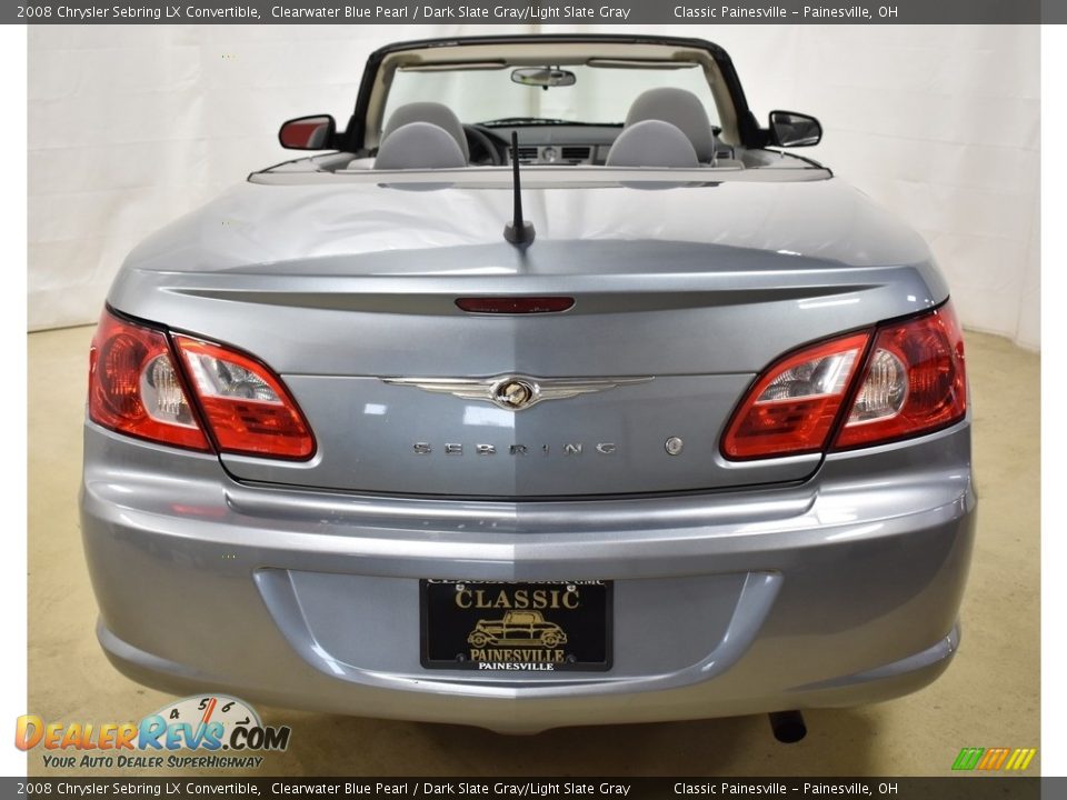 2008 Chrysler Sebring LX Convertible Clearwater Blue Pearl / Dark Slate Gray/Light Slate Gray Photo #3