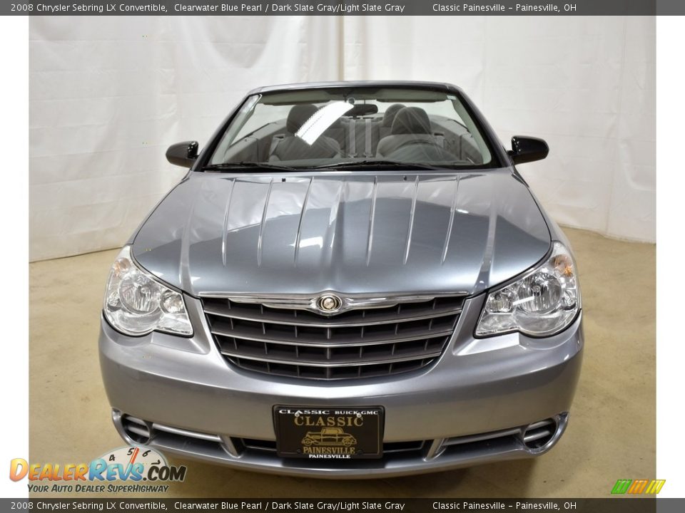 2008 Chrysler Sebring LX Convertible Clearwater Blue Pearl / Dark Slate Gray/Light Slate Gray Photo #4