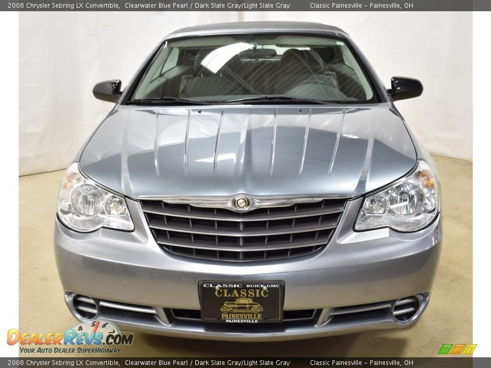 2008 Chrysler Sebring LX Convertible Clearwater Blue Pearl / Dark Slate Gray/Light Slate Gray Photo #8