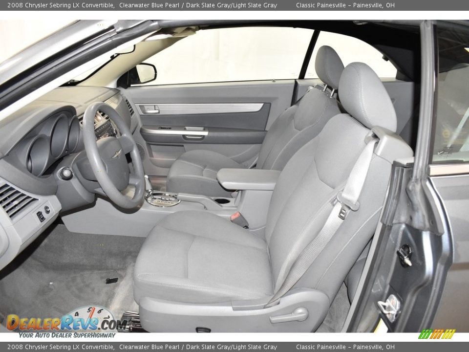 2008 Chrysler Sebring LX Convertible Clearwater Blue Pearl / Dark Slate Gray/Light Slate Gray Photo #11