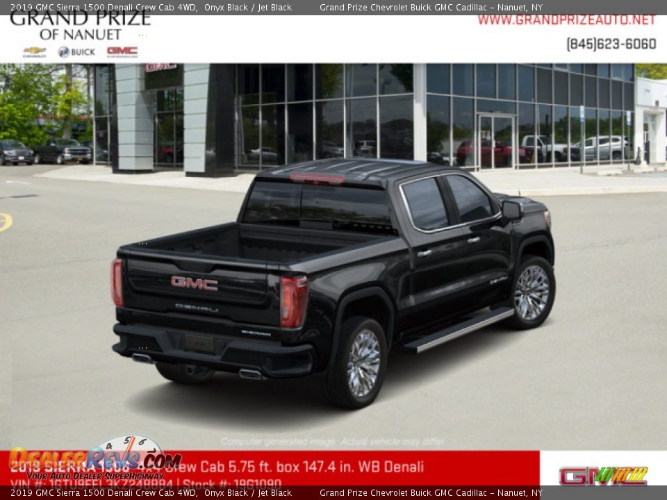 2019 GMC Sierra 1500 Denali Crew Cab 4WD Onyx Black / Jet Black Photo #3