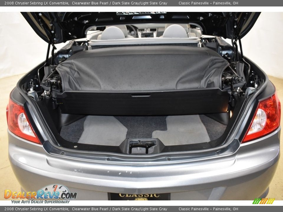 2008 Chrysler Sebring LX Convertible Clearwater Blue Pearl / Dark Slate Gray/Light Slate Gray Photo #13