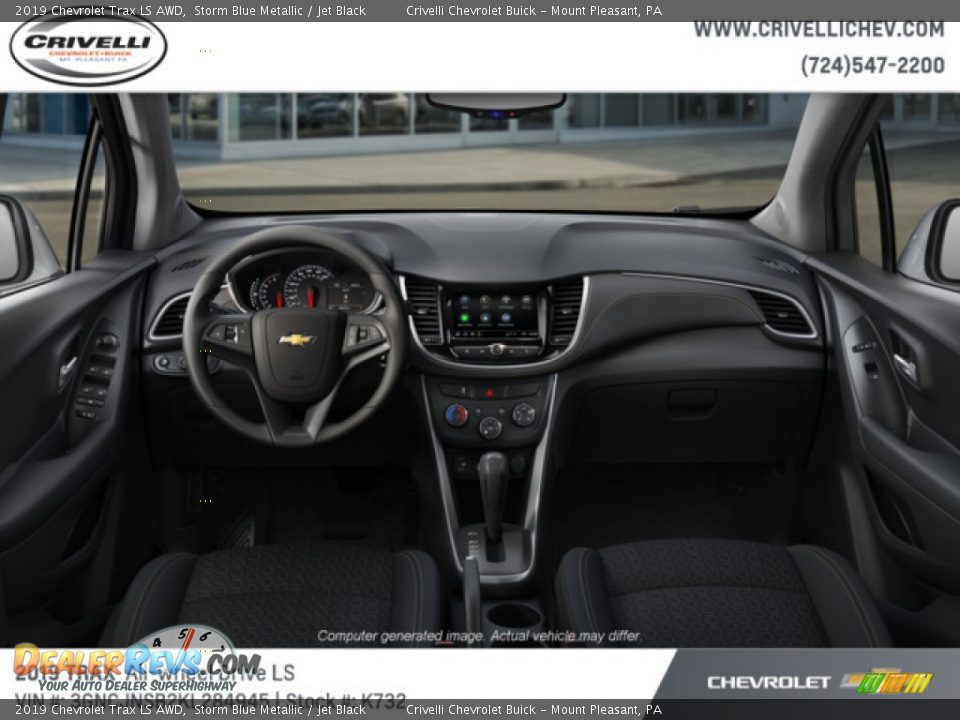 2019 Chevrolet Trax LS AWD Storm Blue Metallic / Jet Black Photo #5