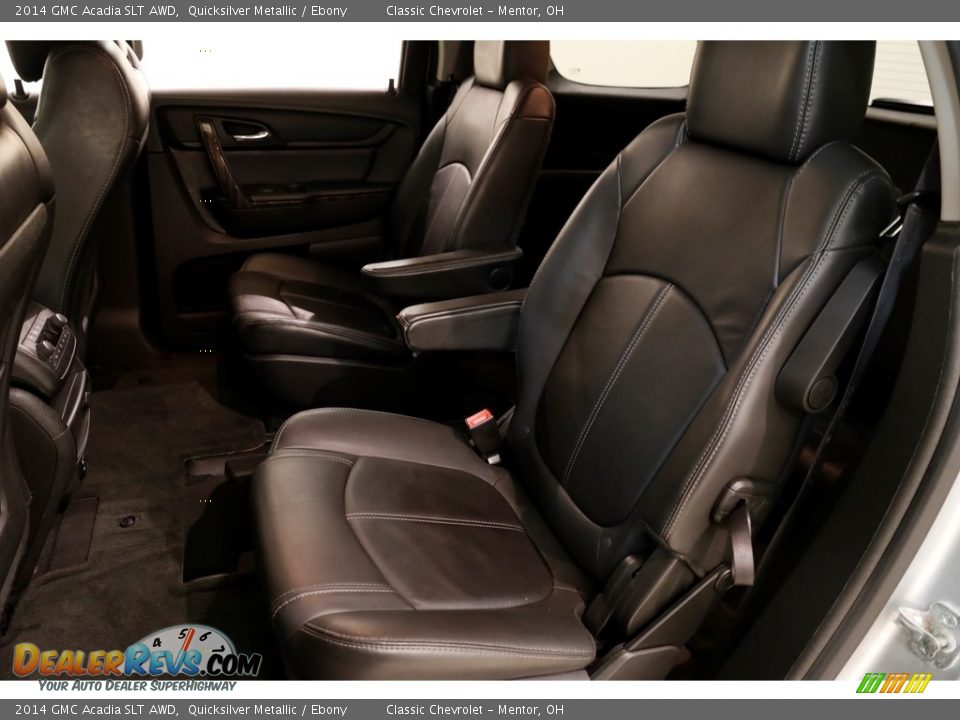 2014 GMC Acadia SLT AWD Quicksilver Metallic / Ebony Photo #17