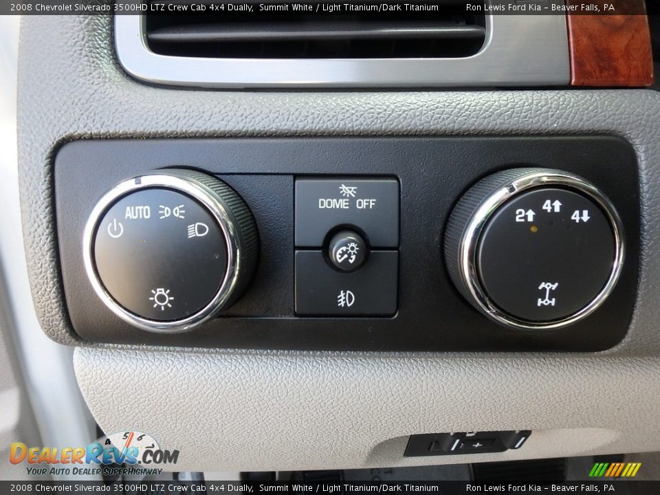 2008 Chevrolet Silverado 3500HD LTZ Crew Cab 4x4 Dually Summit White / Light Titanium/Dark Titanium Photo #18