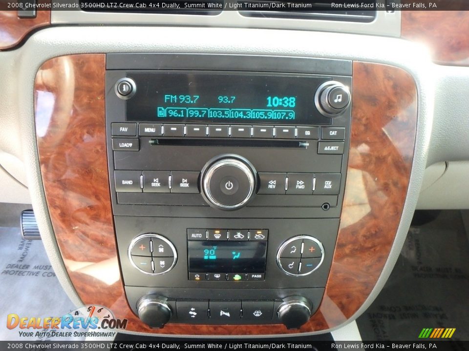 2008 Chevrolet Silverado 3500HD LTZ Crew Cab 4x4 Dually Summit White / Light Titanium/Dark Titanium Photo #19