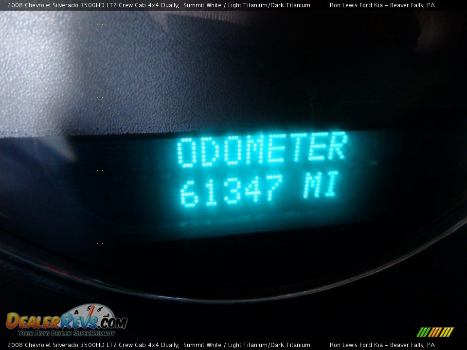 2008 Chevrolet Silverado 3500HD LTZ Crew Cab 4x4 Dually Summit White / Light Titanium/Dark Titanium Photo #20