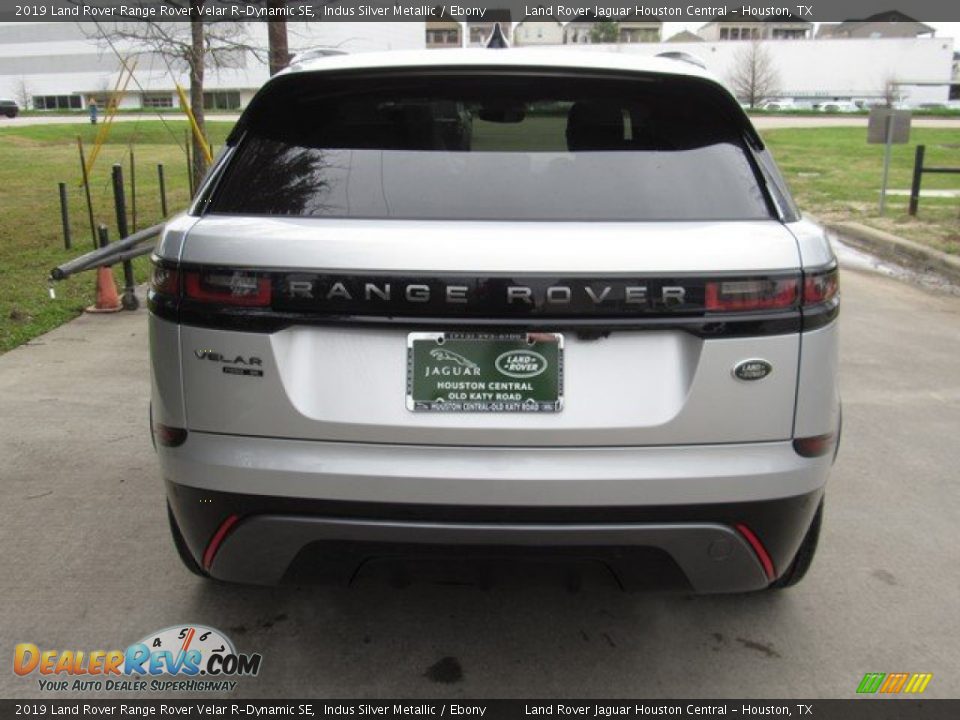 2019 Land Rover Range Rover Velar R-Dynamic SE Indus Silver Metallic / Ebony Photo #8
