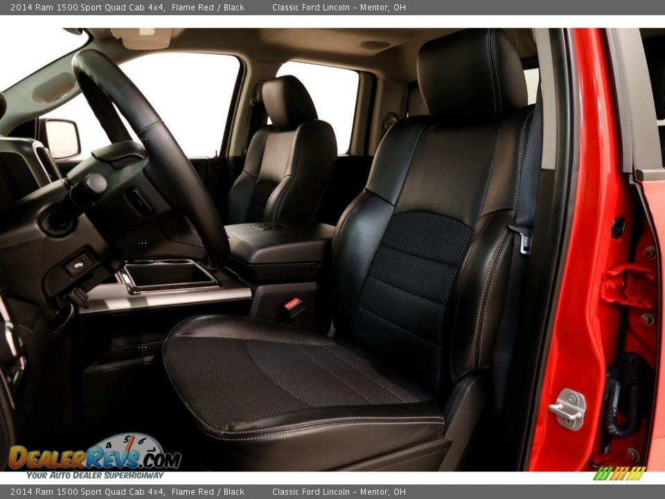2014 Ram 1500 Sport Quad Cab 4x4 Flame Red / Black Photo #6