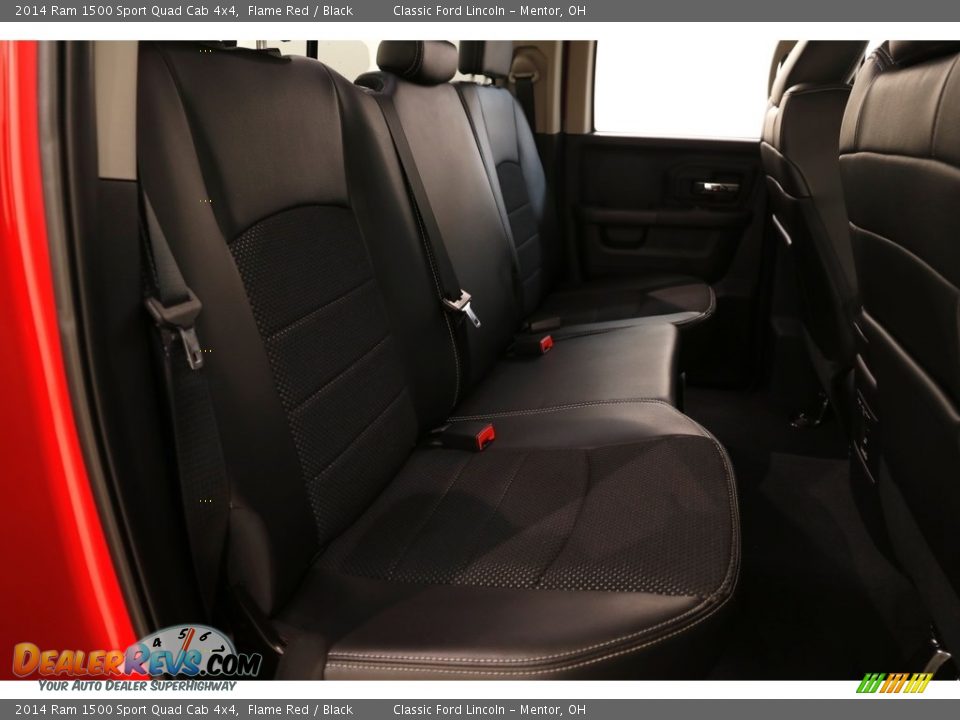 2014 Ram 1500 Sport Quad Cab 4x4 Flame Red / Black Photo #22