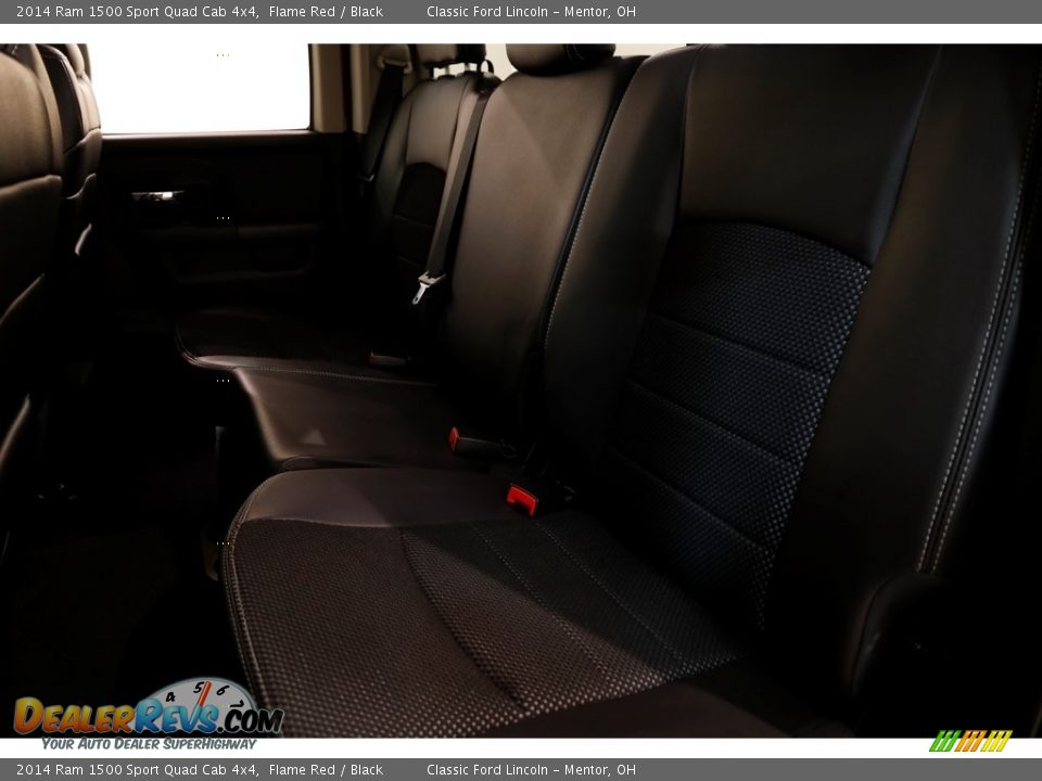 2014 Ram 1500 Sport Quad Cab 4x4 Flame Red / Black Photo #23