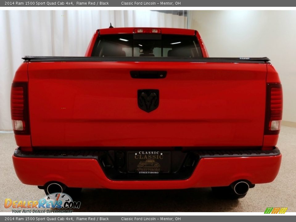 2014 Ram 1500 Sport Quad Cab 4x4 Flame Red / Black Photo #24