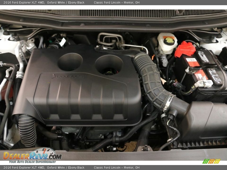 2016 Ford Explorer XLT 4WD Oxford White / Ebony Black Photo #23