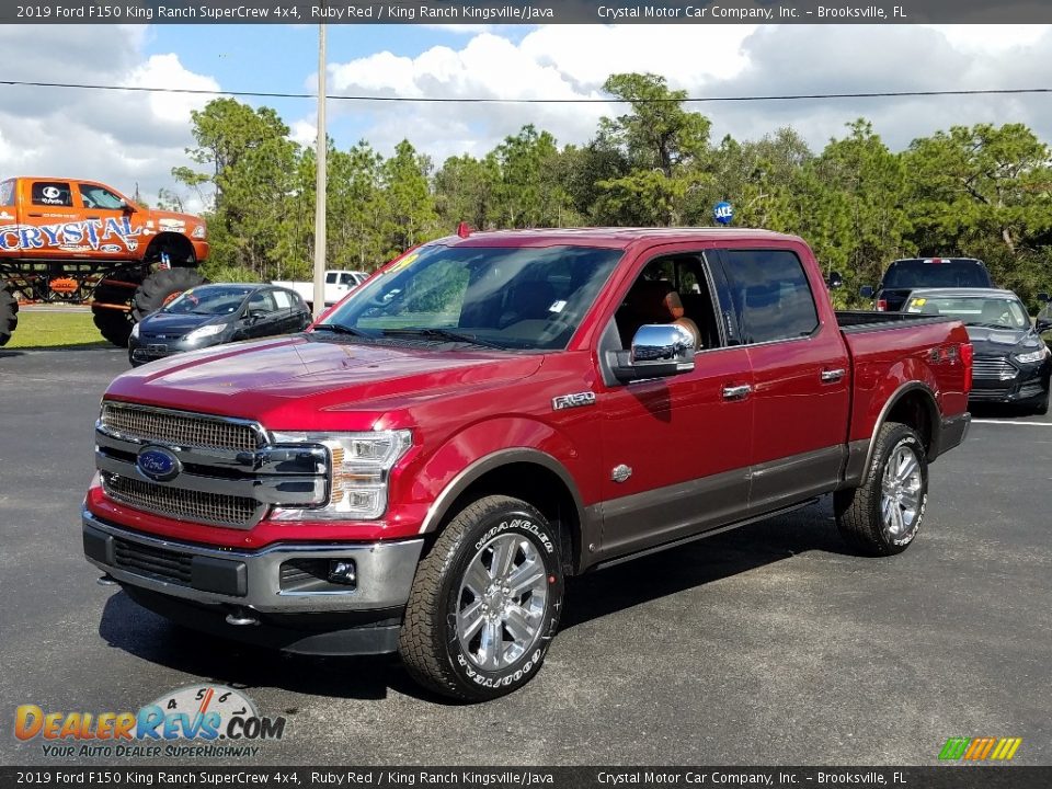 2019 Ford F150 King Ranch SuperCrew 4x4 Ruby Red / King Ranch Kingsville/Java Photo #1