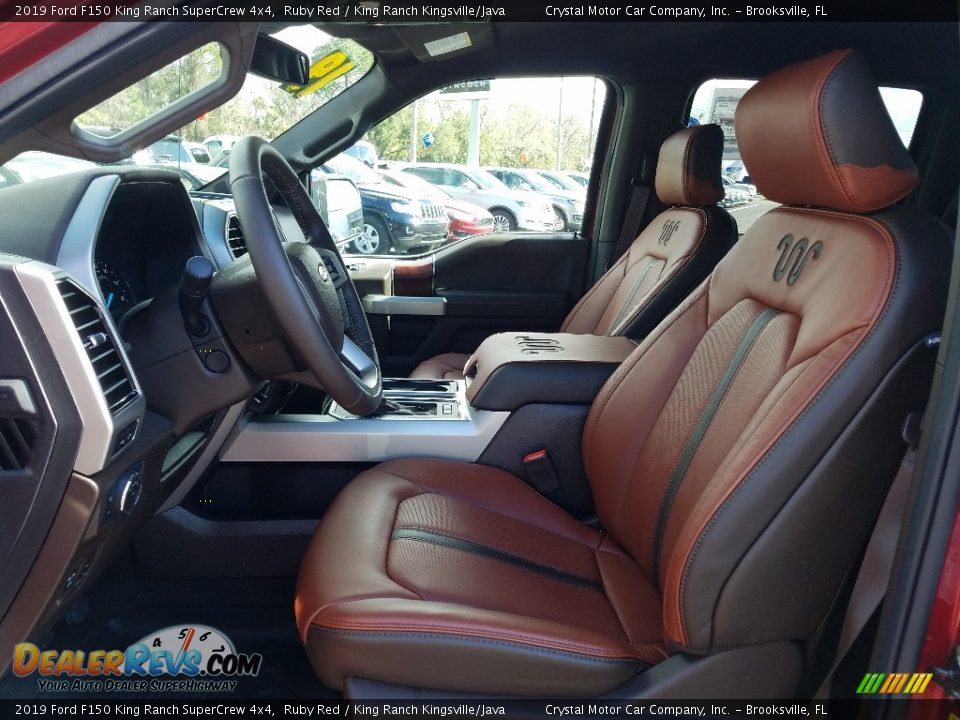 2019 Ford F150 King Ranch SuperCrew 4x4 Ruby Red / King Ranch Kingsville/Java Photo #9