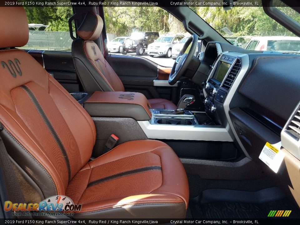 2019 Ford F150 King Ranch SuperCrew 4x4 Ruby Red / King Ranch Kingsville/Java Photo #12