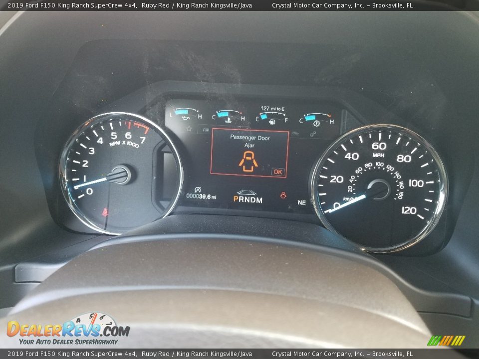 2019 Ford F150 King Ranch SuperCrew 4x4 Ruby Red / King Ranch Kingsville/Java Photo #14