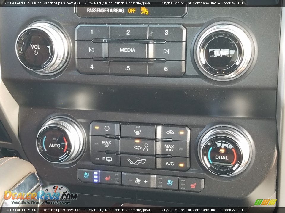 2019 Ford F150 King Ranch SuperCrew 4x4 Ruby Red / King Ranch Kingsville/Java Photo #16
