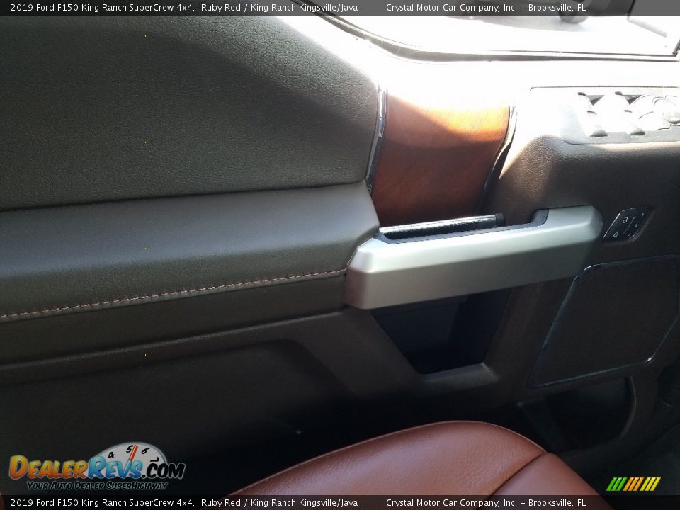 2019 Ford F150 King Ranch SuperCrew 4x4 Ruby Red / King Ranch Kingsville/Java Photo #17