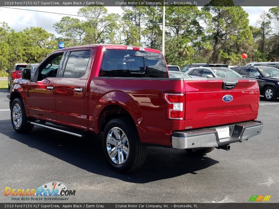 2019 Ford F150 XLT SuperCrew Agate Black / Earth Gray Photo #3