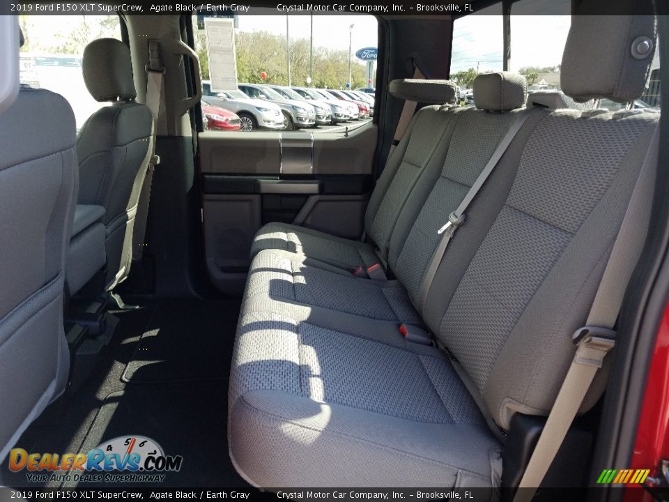 2019 Ford F150 XLT SuperCrew Agate Black / Earth Gray Photo #10