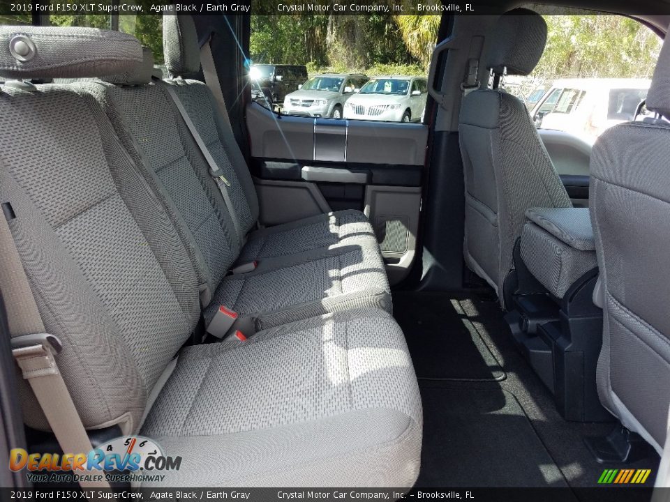 2019 Ford F150 XLT SuperCrew Agate Black / Earth Gray Photo #11