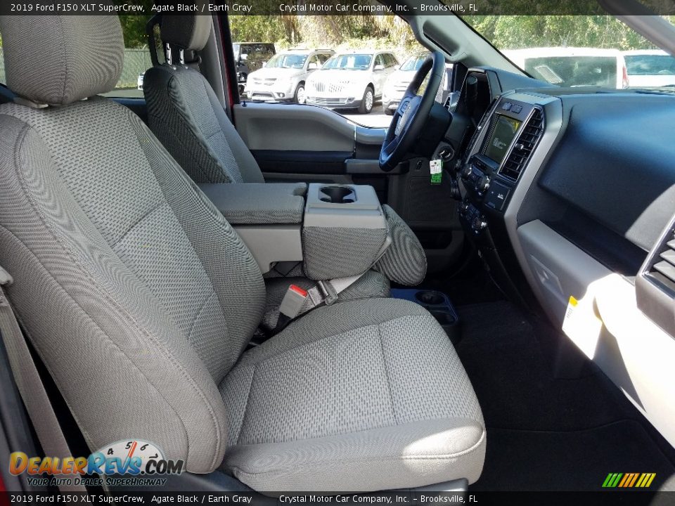 2019 Ford F150 XLT SuperCrew Agate Black / Earth Gray Photo #12
