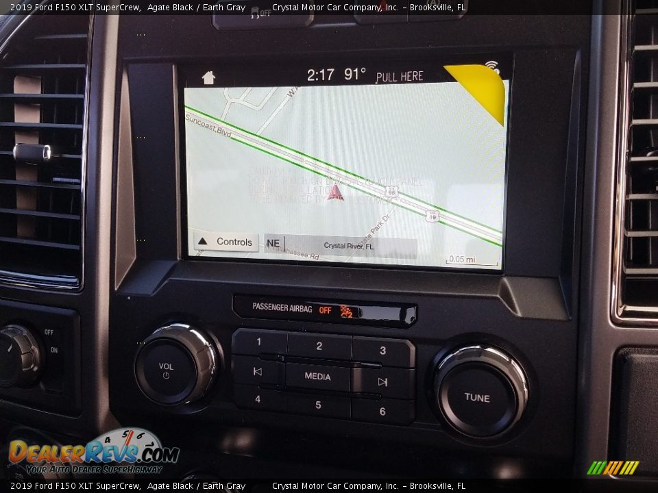 2019 Ford F150 XLT SuperCrew Agate Black / Earth Gray Photo #15