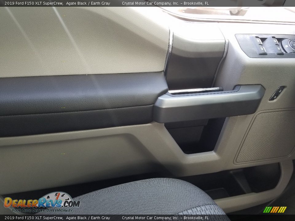 2019 Ford F150 XLT SuperCrew Agate Black / Earth Gray Photo #17