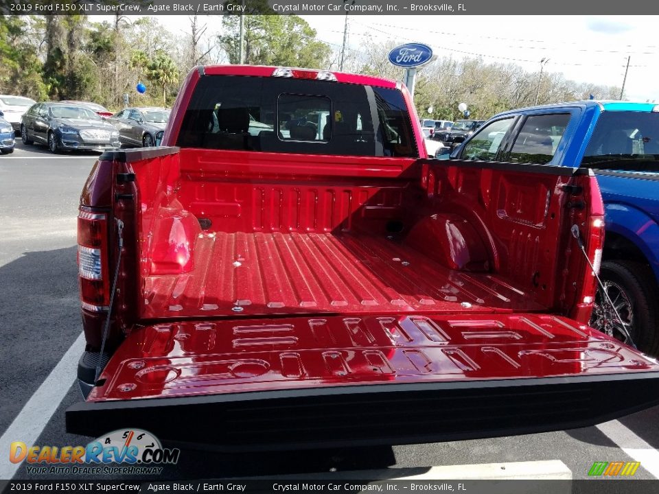 2019 Ford F150 XLT SuperCrew Agate Black / Earth Gray Photo #19