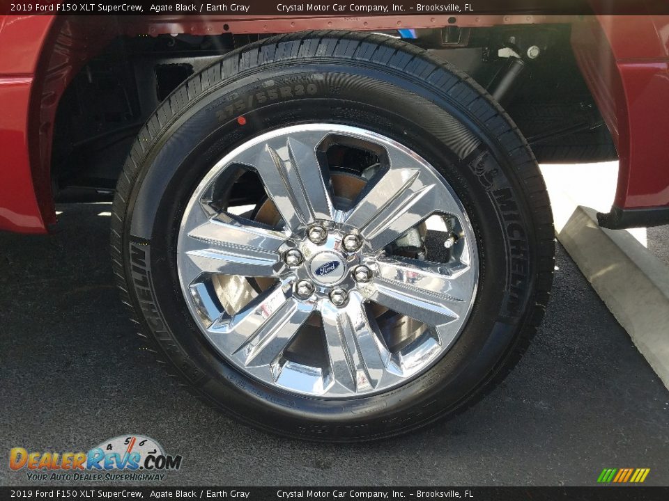 2019 Ford F150 XLT SuperCrew Agate Black / Earth Gray Photo #20