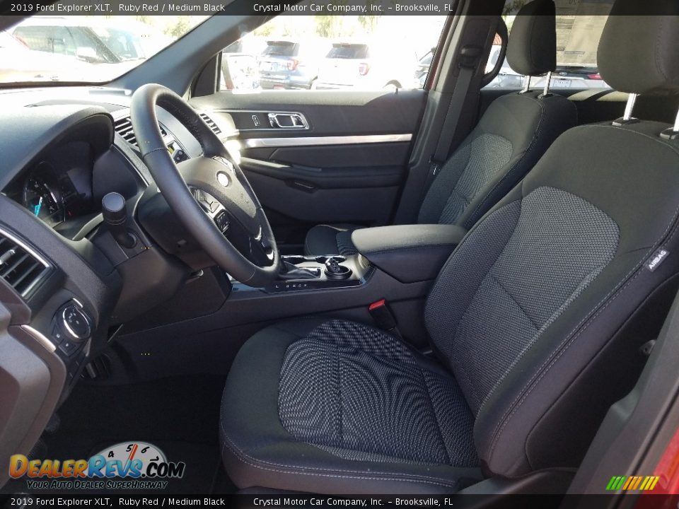 2019 Ford Explorer XLT Ruby Red / Medium Black Photo #9