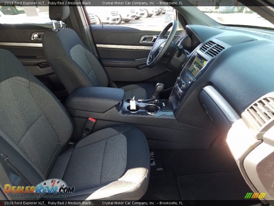 2019 Ford Explorer XLT Ruby Red / Medium Black Photo #13