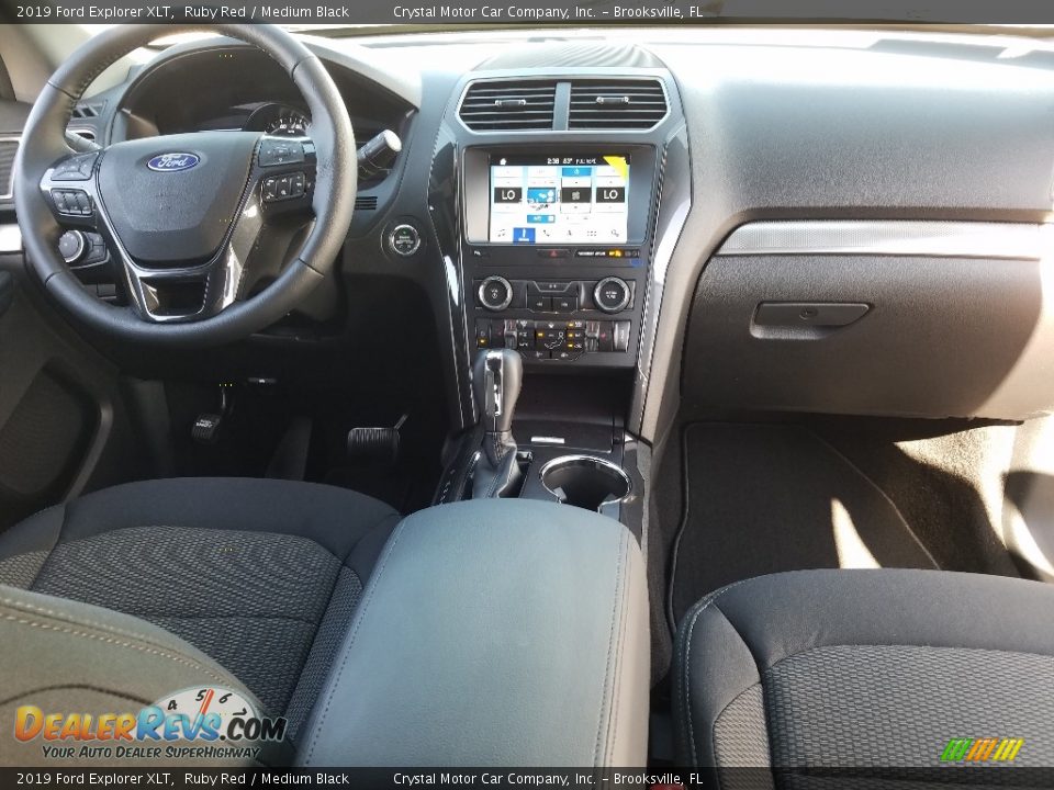 2019 Ford Explorer XLT Ruby Red / Medium Black Photo #14