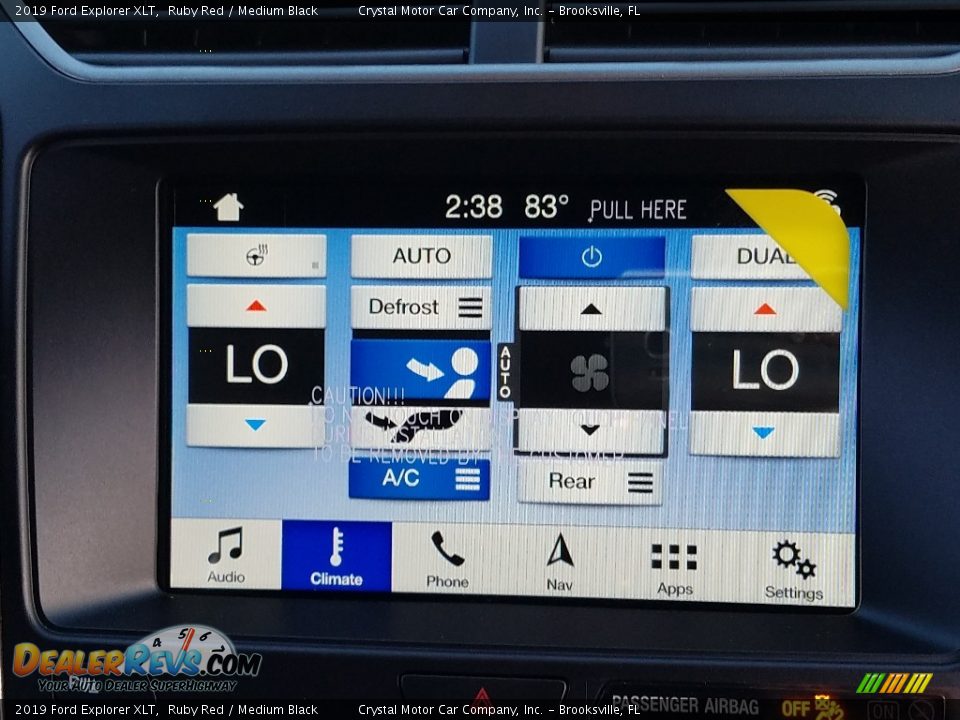 2019 Ford Explorer XLT Ruby Red / Medium Black Photo #16