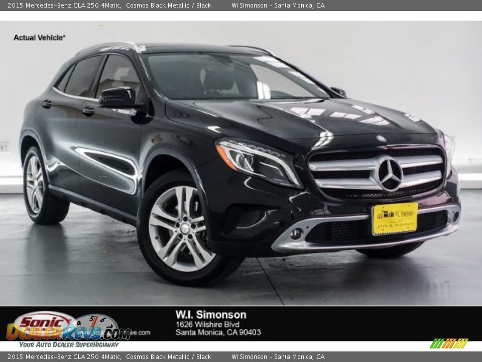 2015 Mercedes-Benz GLA 250 4Matic Cosmos Black Metallic / Black Photo #1