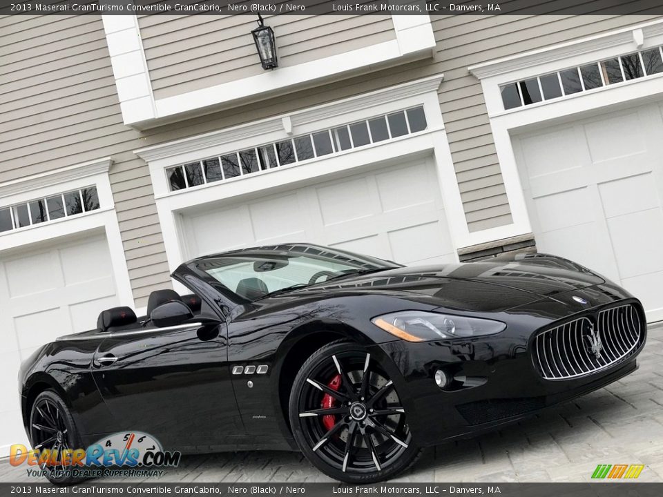 2013 Maserati GranTurismo Convertible GranCabrio Nero (Black) / Nero Photo #1