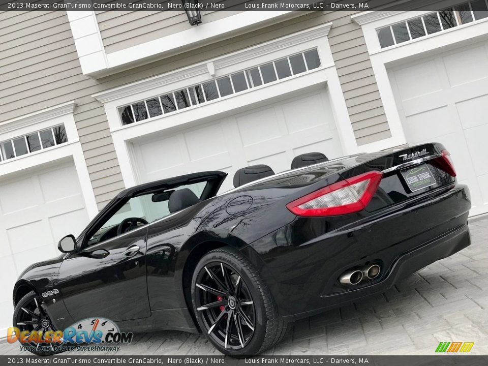 2013 Maserati GranTurismo Convertible GranCabrio Nero (Black) / Nero Photo #2