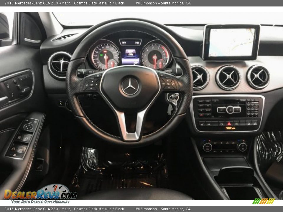 2015 Mercedes-Benz GLA 250 4Matic Cosmos Black Metallic / Black Photo #4