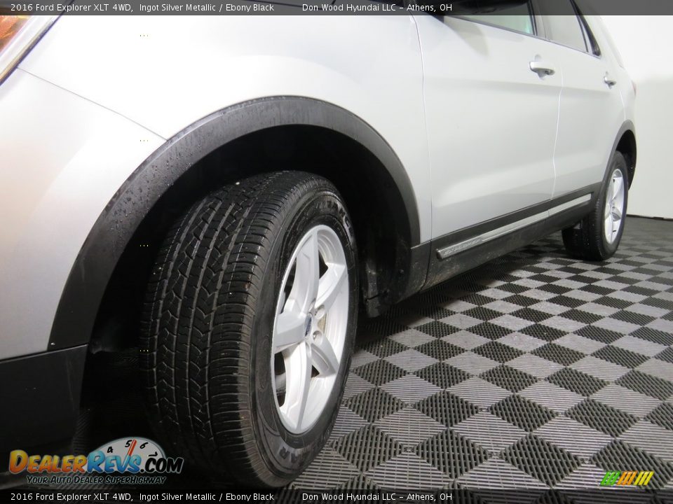 2016 Ford Explorer XLT 4WD Ingot Silver Metallic / Ebony Black Photo #3